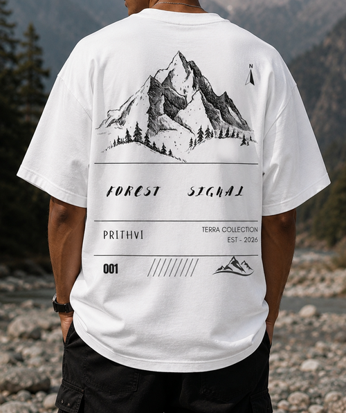 Forest Signal:001 Dropshoulder Oversized tee